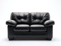 Gerades Ledersofa mit 3 Sitzplätzen 220 x 95 x 85 cm - Modernes Polstersofa aus Leder für Wohnzimmer und Loungebereich